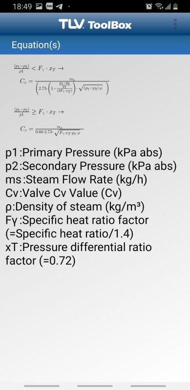 TÍNH THÔNG SỐ CV - PHẦN MỀM TLV TOOL - BOX